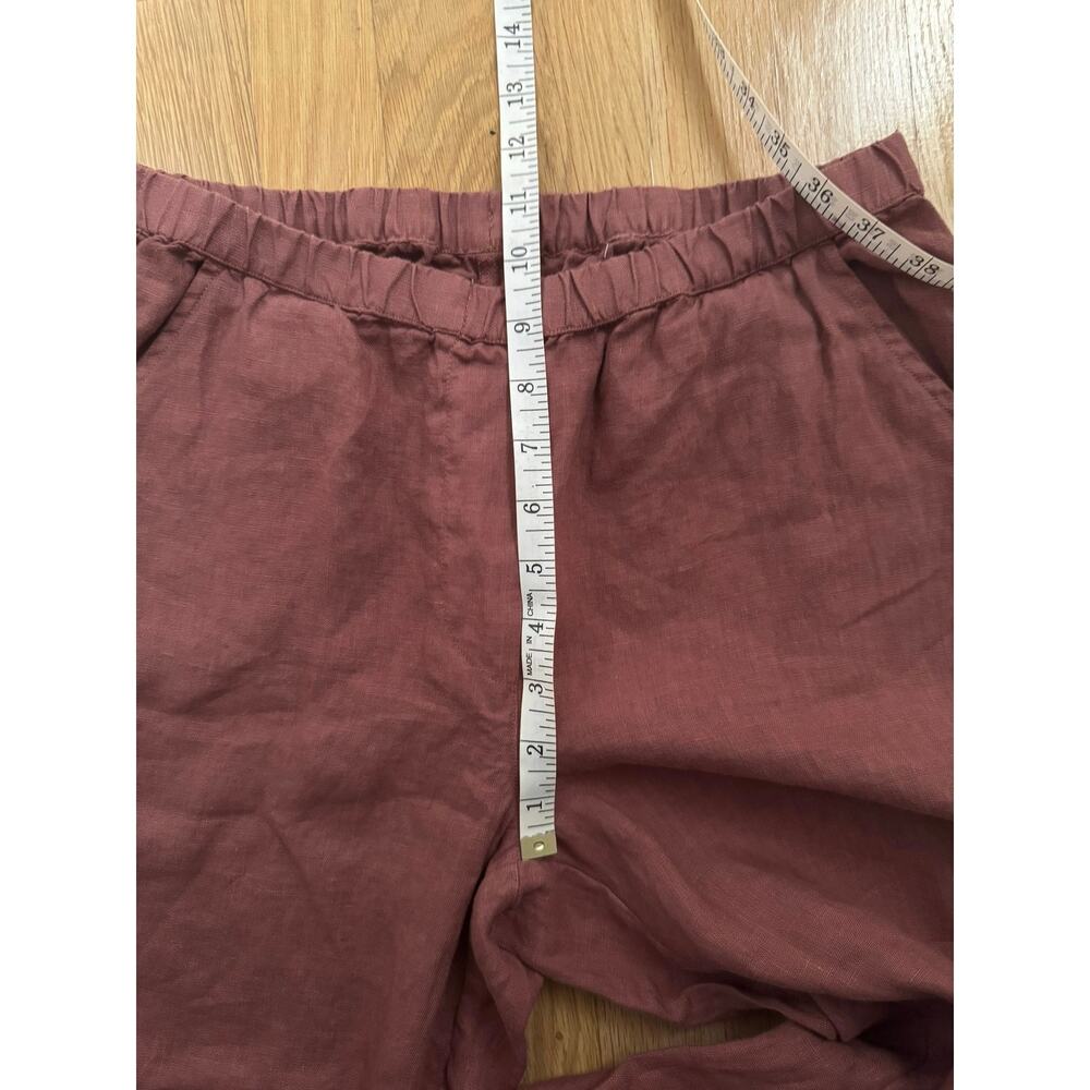 Frank & Eileen Maisie Linen Pant in Mauve - Picture 12 of 13